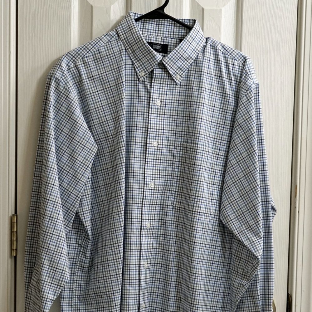 Berkley Jensen men's long sleeve Wrinkle Free shirt, Large. NWOT